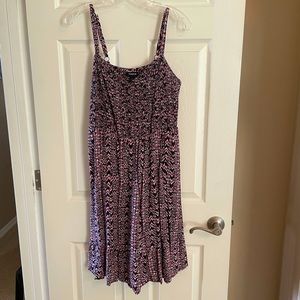 Torrid Smocked Dress Multi Colored Size 1